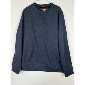 Gerry Thermal Long-Sleeve Heathered Blue Athletic Activewear Shirt Men's XL